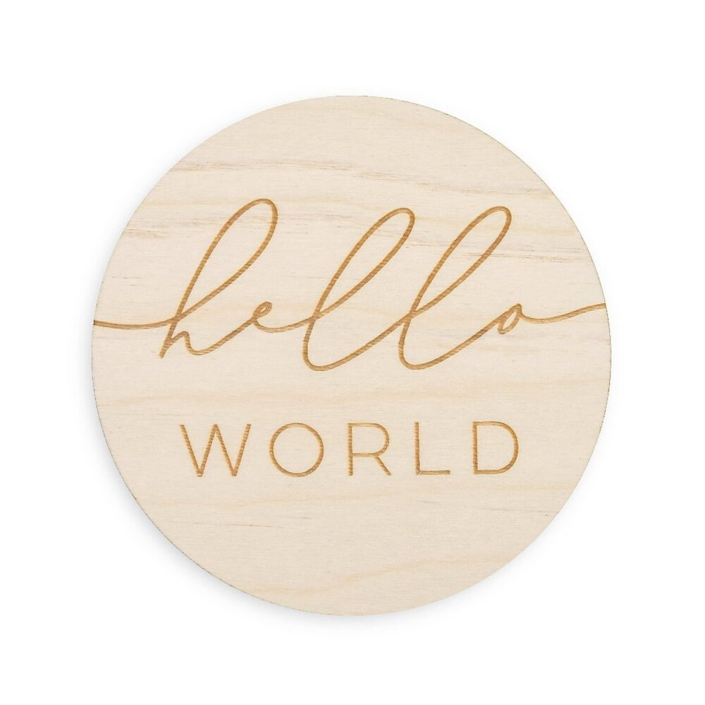 Hello World Sign